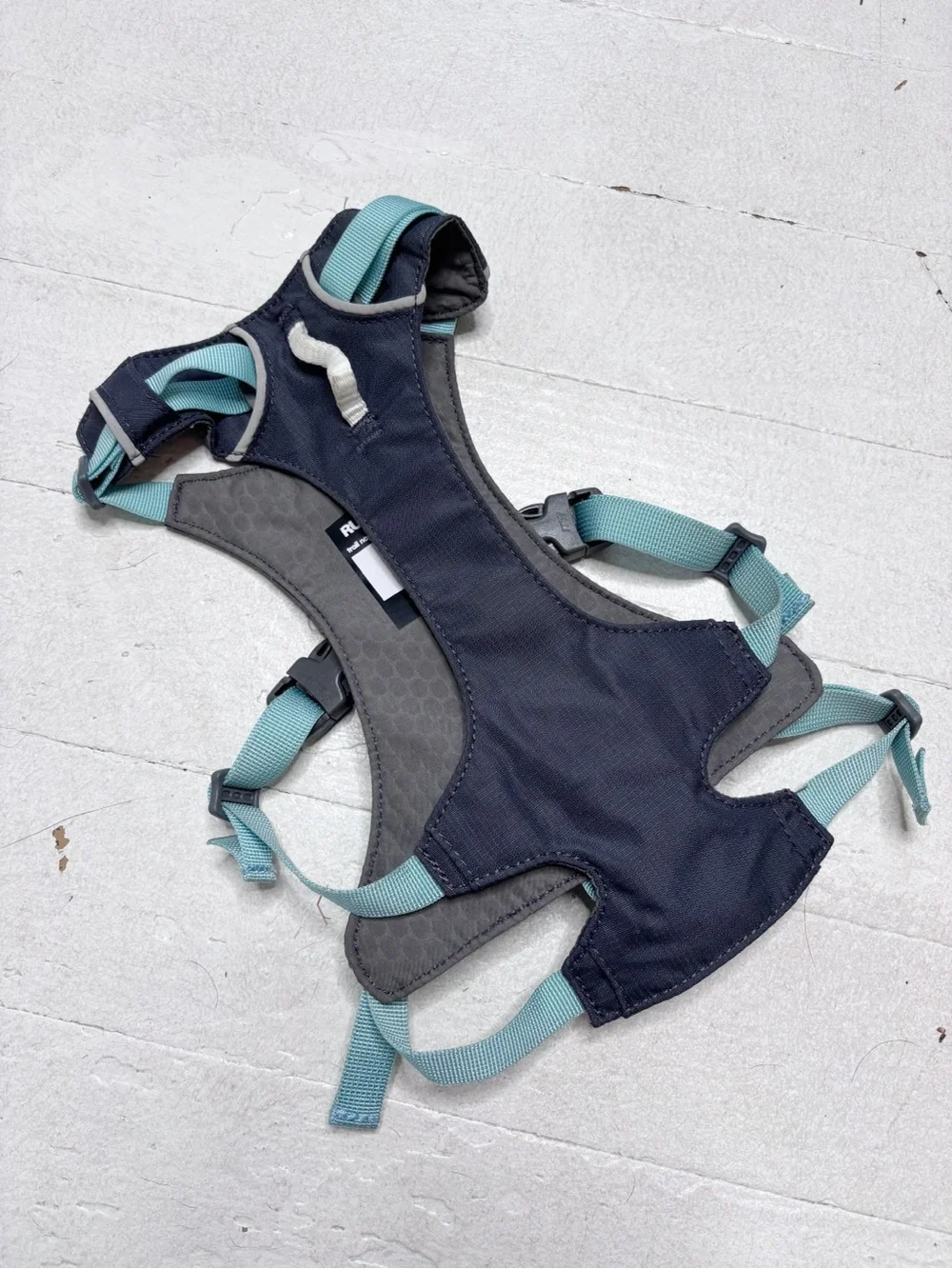 Ruffwear Flagline Dog Harness Basalt Grey Blue Size XXS EUC